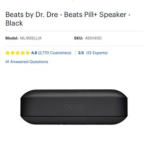 beats pill+ basically new!